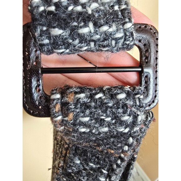 Jonathan Richard 100% wool crossbody purse made in Ireland - Picture 5 of 11